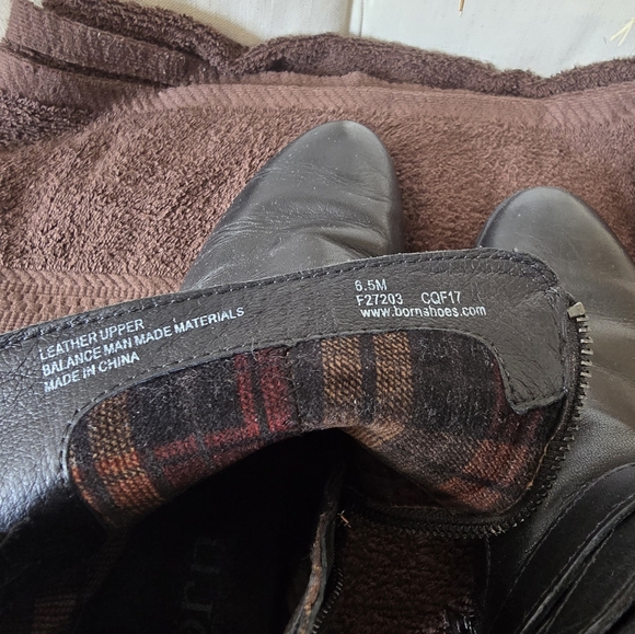 Women's Born Easton Black Full Grain Ankle Boot Leather - Picture 4 of 11